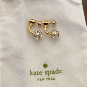 Kate Spade earrings - rhinestone ball